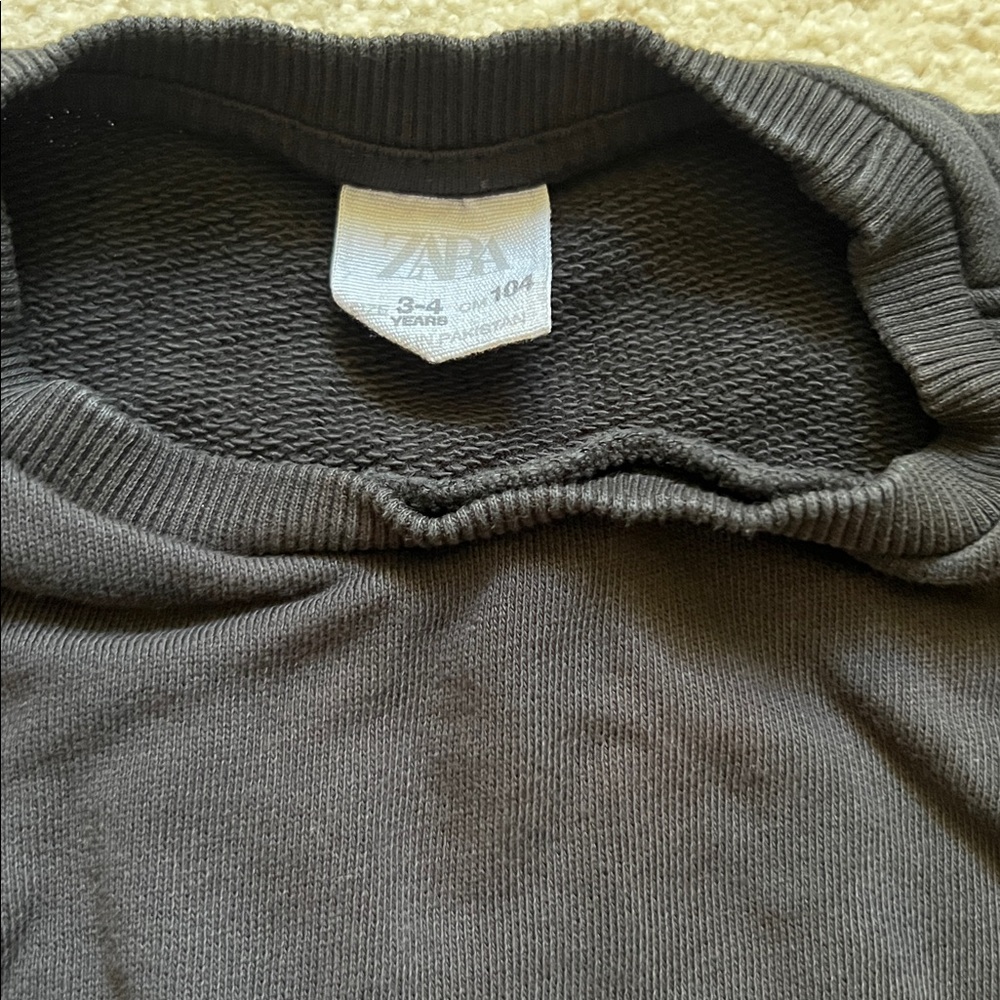 Zara Kids Black Jogger Set with Pocket - Picture 4 of 4